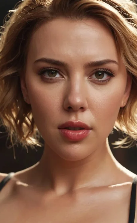 Scarlett Johansson AI generó una imagen de cerca