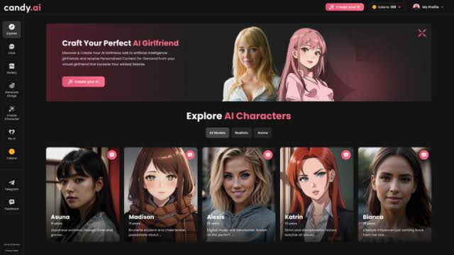 CandyAI AI Generatore di chat porno lesbiche